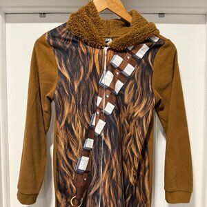 Boys Star Wars Chewbacca Fleece Hooded 1-Piece Pajamas/Halloween